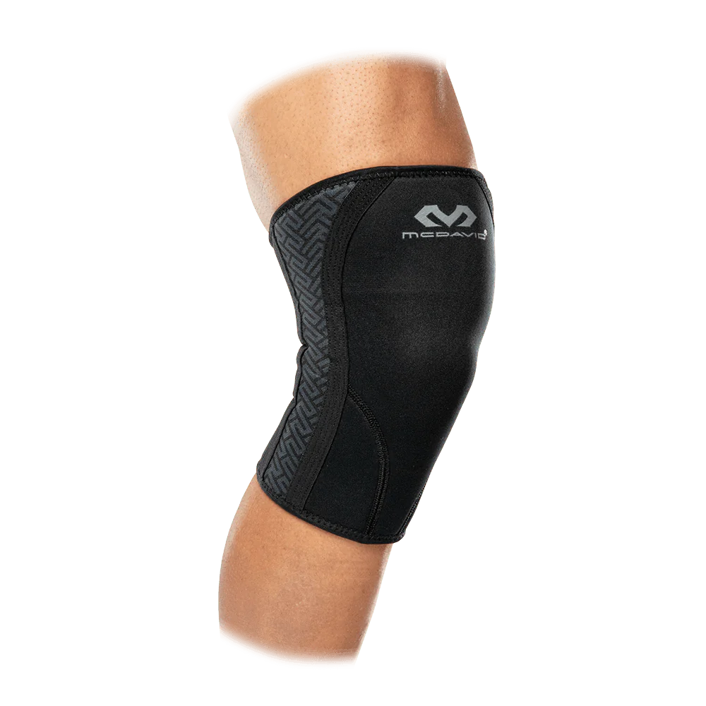 McDavid Dual Density Knee Support Sleeves - Black | Compression Knee Brace for Running, Basketball, Weightlifting & Arthritis Pain Relief