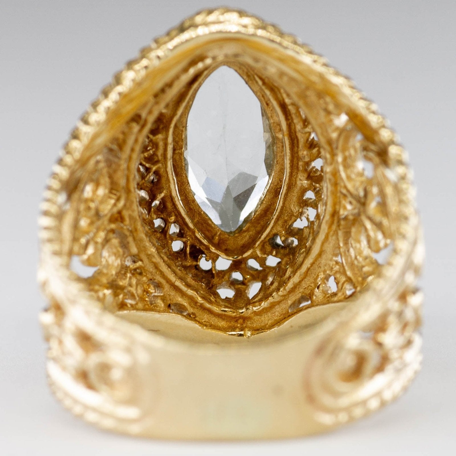 10K Yellow Gold Aquamarine Ring - 1.00ct Natural Gemstone, Size 5.5, March Birthstone Jewelry for Women - Perfect for Engagement, Anniversary & Everyday Wear
