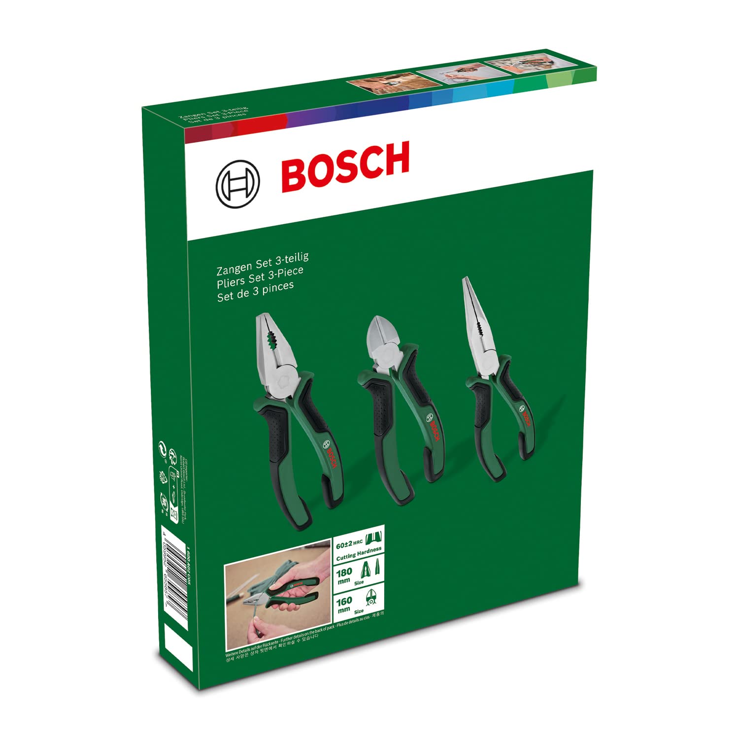 Bosch 14-Piece Ratchet & ¼ Inch Socket Set - Premium Quality, Ergonomic Soft Grip Handle with Magnetic Bit Holder - Perfect for DIY Home Repairs, Automotive Maintenance, and Professional Toolkits