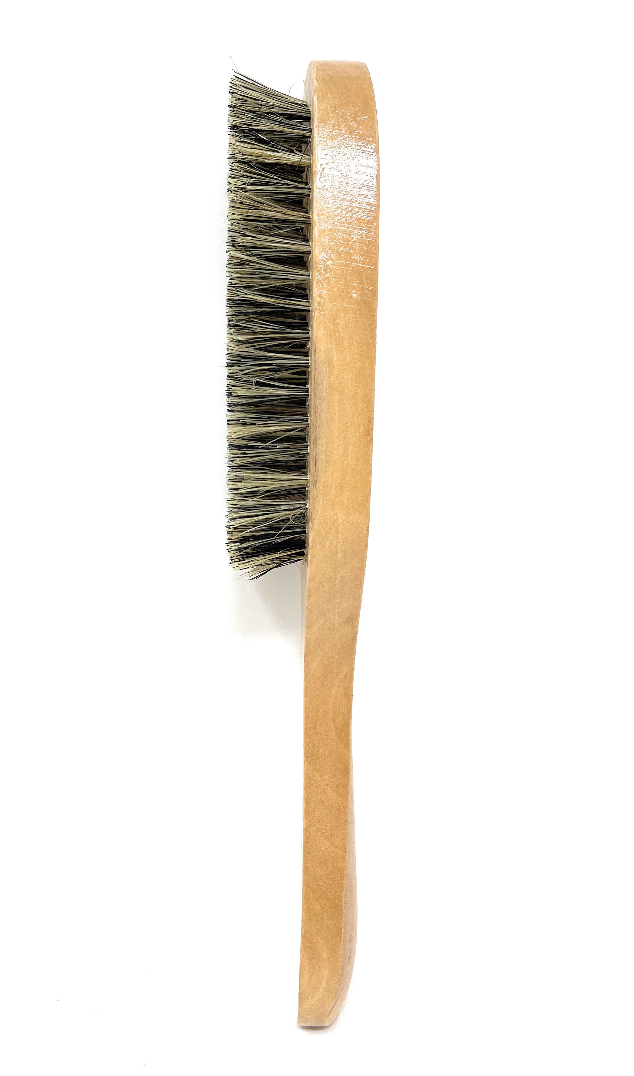 Philips Brush 440 The Wave Hair Brush - 7 Row Pure Soft Bristle with Wooden Handle for Smooth Detangling & Styling | Perfect for Curly, Wavy & Thick Hair at Home or Salon