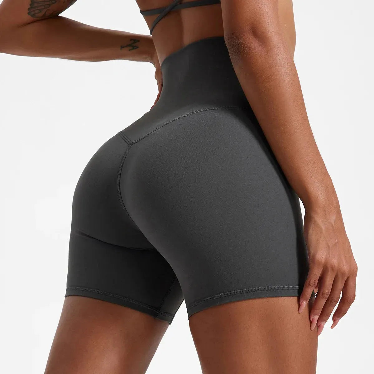 Super Soft High Waist Yoga Shorts for Women - Breathable Workout Leggings & Gym Shorts with Push Up Design - Perfect for Yoga, Cycling, Running & Fitness Training