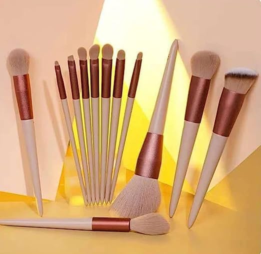 13 pcs makeup brush kit