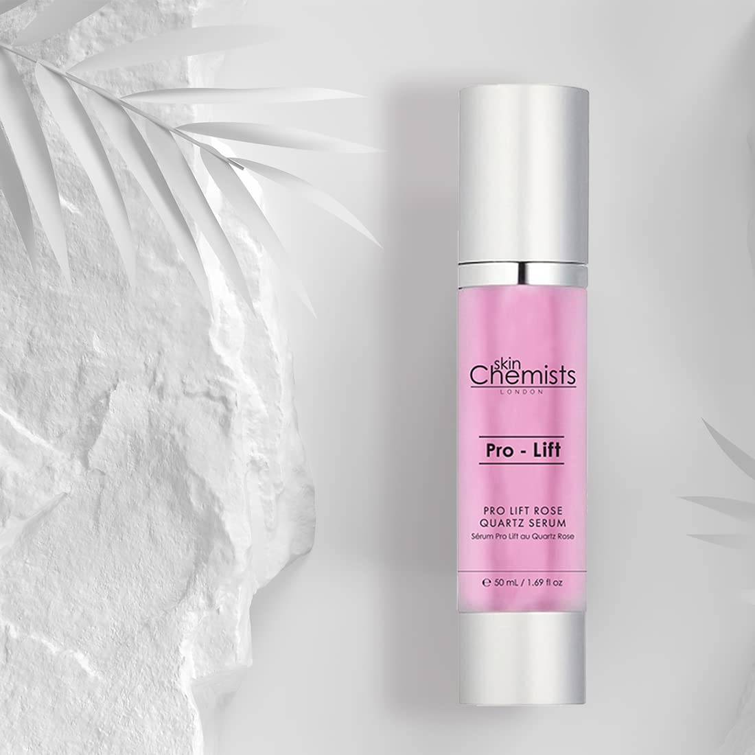 SkinChemists Pro Lift Rose Quartz Facial Serum 50ml - Anti-Aging & Hydrating Serum for Glowing Skin - Perfect for Nighttime Skincare Routine & Daily Moisturizing