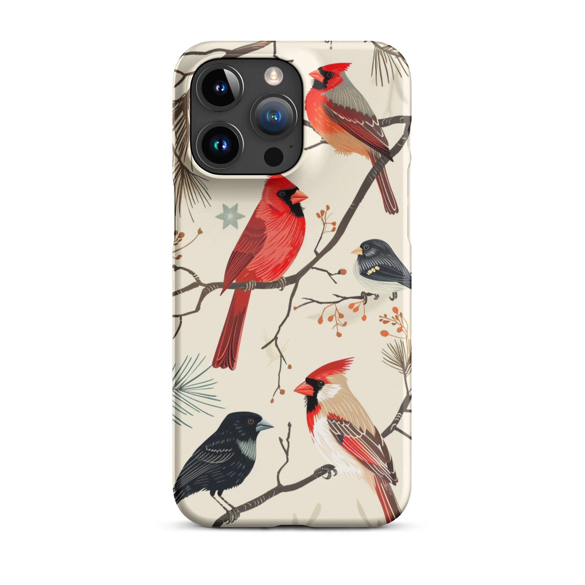 Premium Birds Design Snap Case for iPhone 14/13/12/11 - Durable Protective Phone Cover with Slim Fit - Perfect for Nature Lovers & Outdoor Adventures