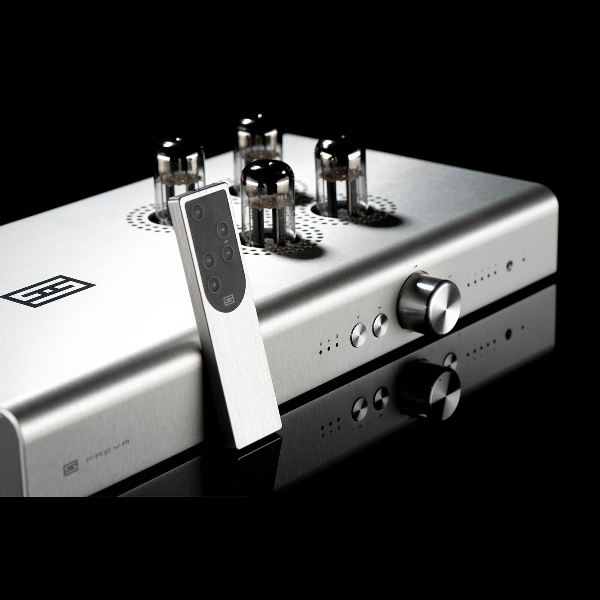 Schiit Audio Freya+ Balanced Stereo Preamplifier - High-End Tube & Solid State Hybrid Preamp for Home Audio Systems | Perfect for Audiophiles & Music Lovers