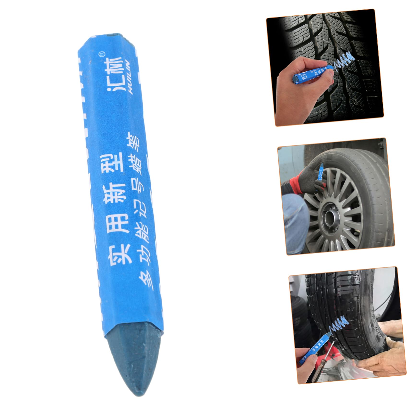 6-Pack Tire Marking Pens - Durable Car Tire Marker for Repair & Maintenance - Auto Wax Markers for Vehicles - Perfect for DIY Tire Repair, Auto Detailing & Workshop Use