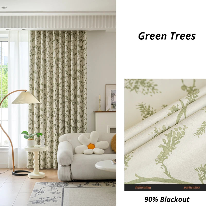 Sienna Polyester Jacquard Blackout Curtains - Custom Window Treatments for Bedroom & Living Room - Thermal Insulated, Light Blocking, Noise Reducing Drapes