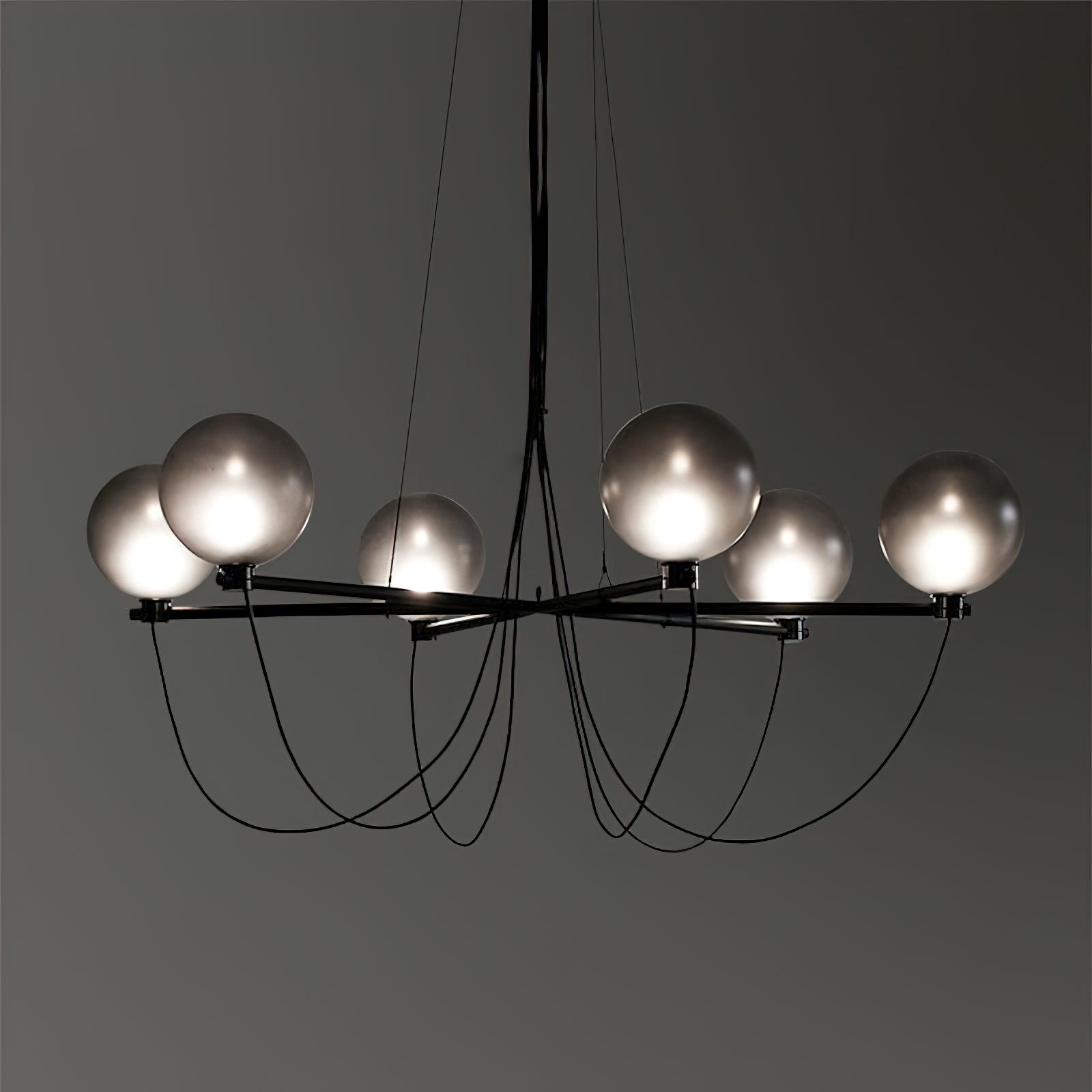 Bagnoregio Chandelier - Elegant Crystal Ceiling Light Fixture for Dining Room, Living Room & Bedroom Decor