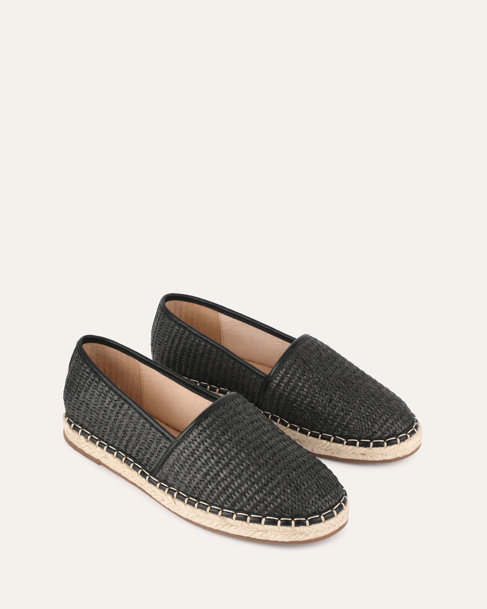 OAKLEY Black Raffia Loafers for Men & Women | Comfortable & Stylish Slip-On Shoes | Perfect for Casual Wear, Summer Outfits & Beach Vacations