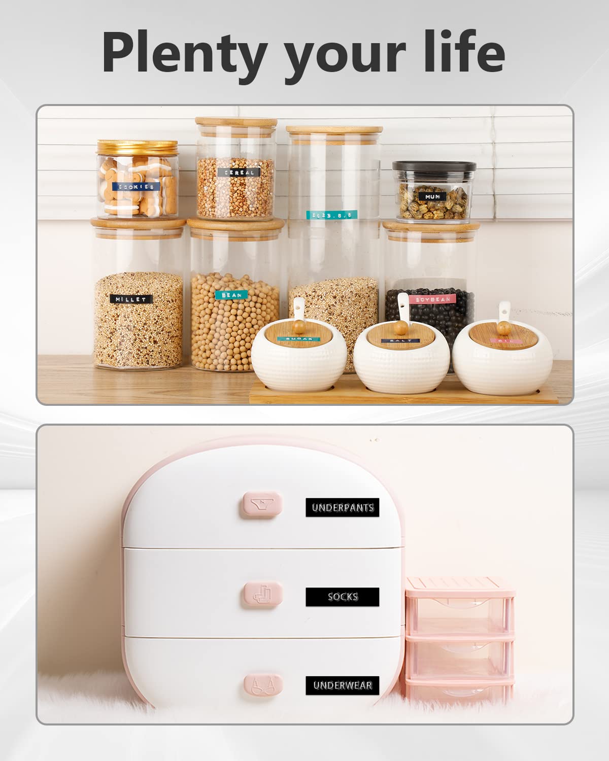 Zodzi Vintage Handheld Embossing Label Maker Machine with 3 Rolls Embossed Tapes - Black | DIY Crafting, Home Organization & Office Labeling Tool for Files, Jars & Storage Boxes