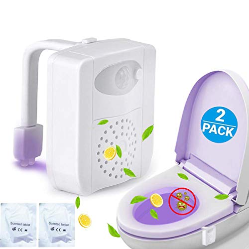 Toilet Light 16 Color Auto Changing With Aromatherapy [2 Pack]