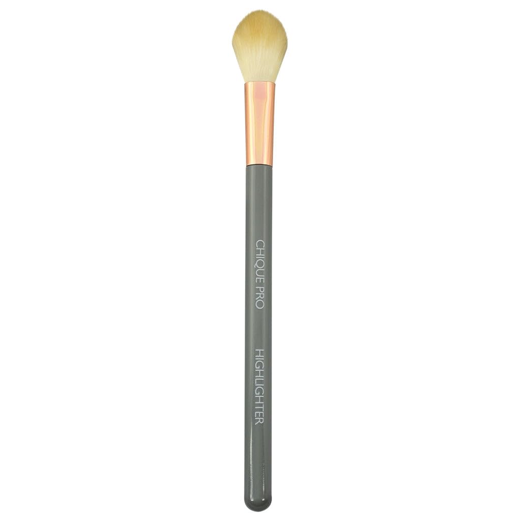 Royal & Langnickel Chique Pro Highlighter Makeup Brush - Professional Soft Bristles for Flawless Contouring & Glow - Perfect for Everyday Makeup & Special Occasions
