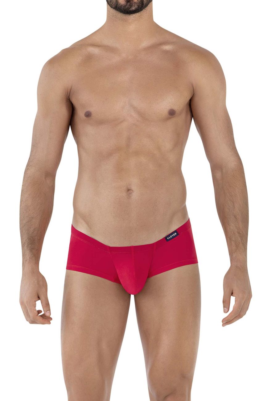 Clever Australian Latin Trunk - Red, Blue & Dark Blue 3-Pack | Comfortable Swim Briefs for Men, Beach & Pool Wear