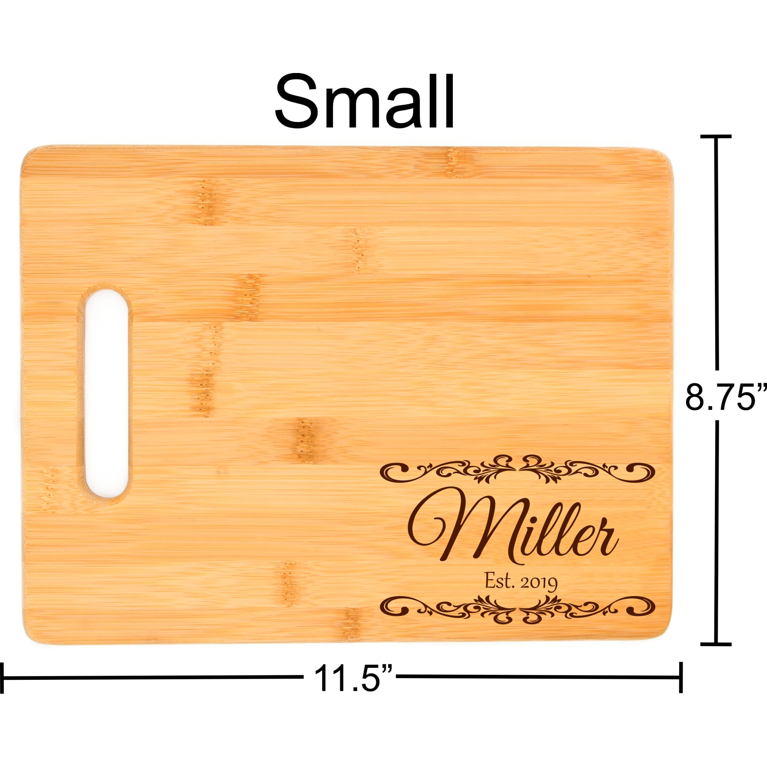 Personalized Engraved Bamboo Cutting Board - Custom Mother's Day Gift, 5th Anniversary Present, Unique Gift for Women - Perfect for Kitchen, Housewarming & Special Occasions