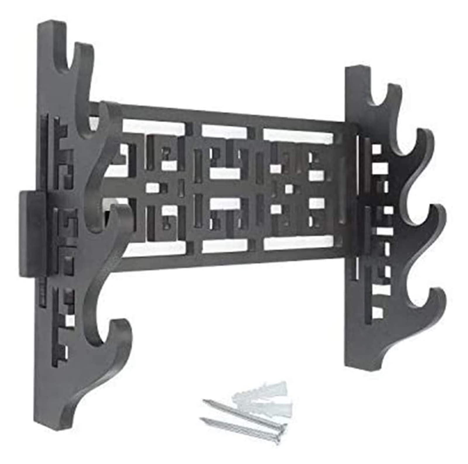 Z Create Design Wall-Mounted Katana Sword Stand - Samurai Sword Display Rack Holder for Home Decor | Perfect for Living Room, Bedroom & Man Cave Decor | Durable Sword Storage Solution for Collectors & Martial Arts Enthusiasts