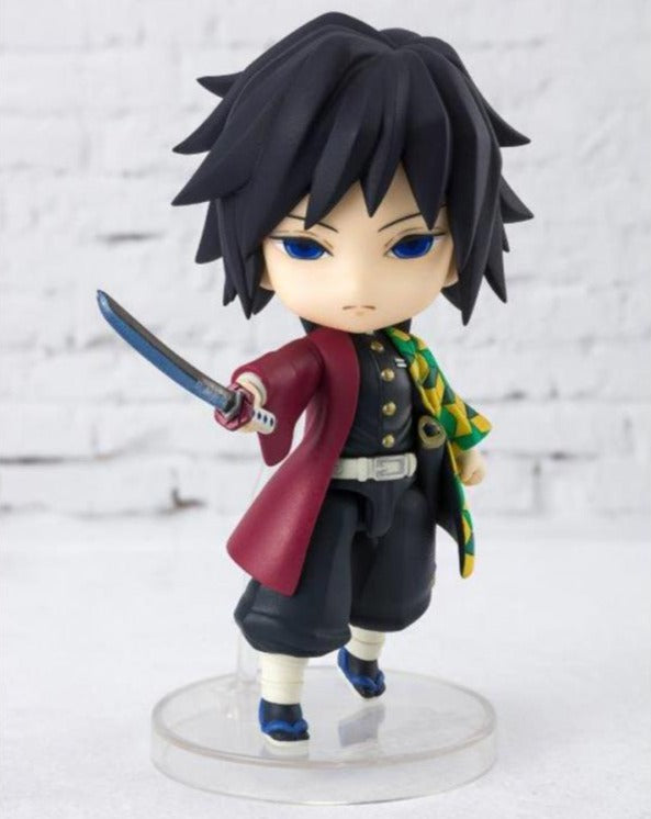 Bandai Figuarts Mini #020 Demon Slayer Kimetsu no Yaiba Tomioka Giyu Action Figure - Collectible Anime Toy for Fans, Perfect for Display & Gifts