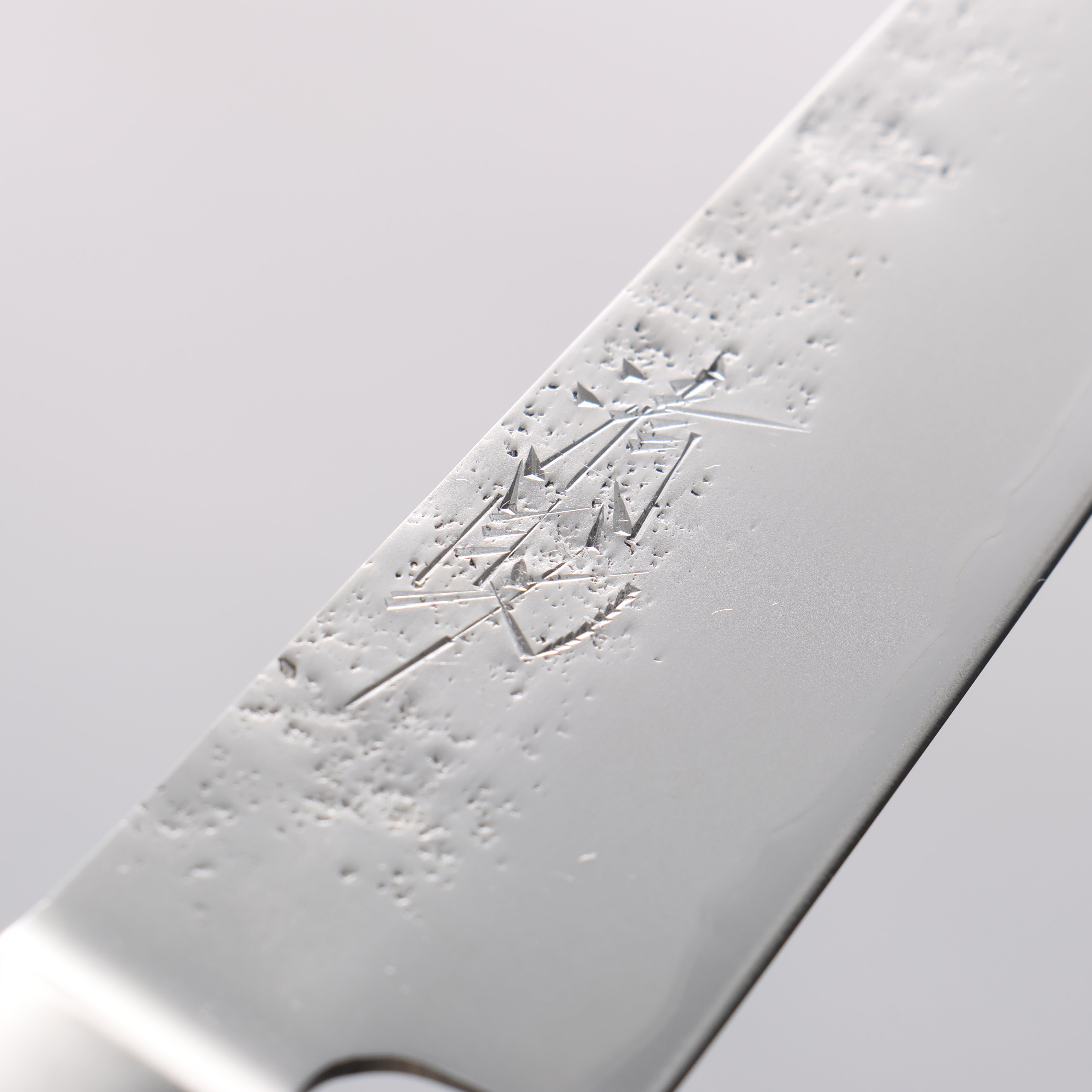 Premium Seisuke Blue Steel No.2 Nashiji Japanese Kiritsuke Santoku & Petty Knife Set - Navy Blue Pakkawood Handle - Professional Chef Knives for Sushi, Meat Cutting & Vegetable Preparation
