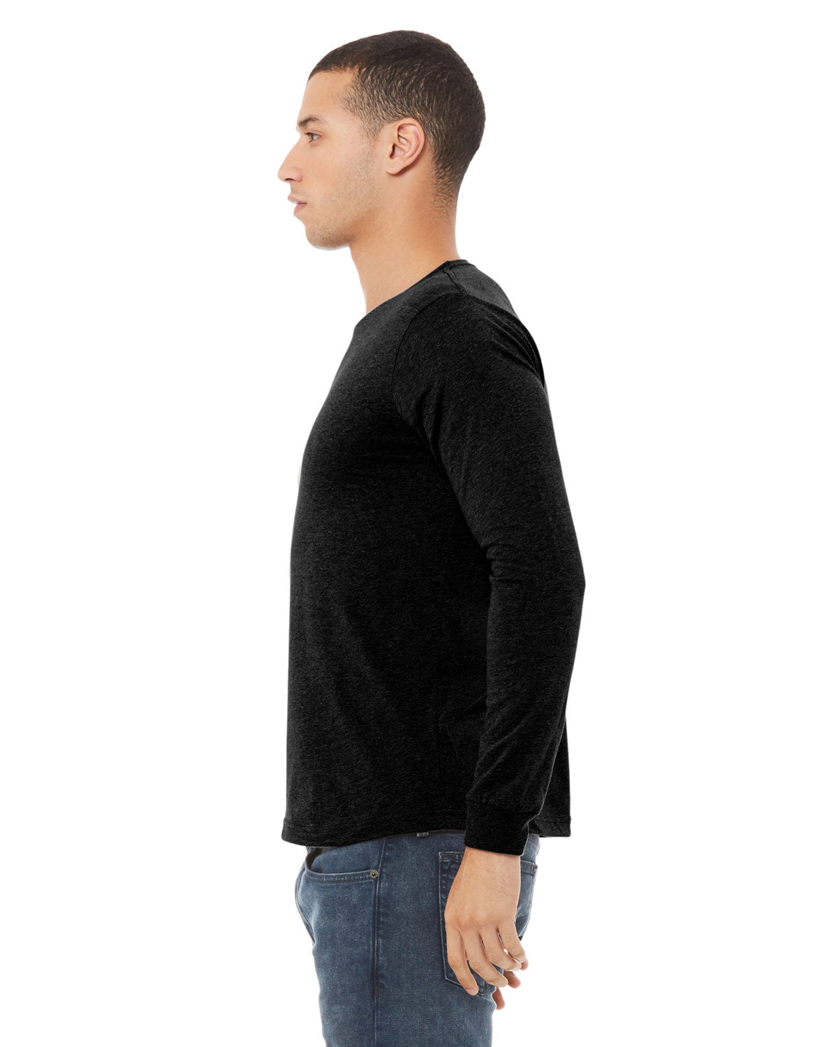 Bella + Canvas 3501CVC Unisex CVC Jersey Long Sleeve T-Shirt - Soft Cotton Blend Crewneck Tee for Men & Women - Perfect for Casual Wear, Layering & Everyday Comfort