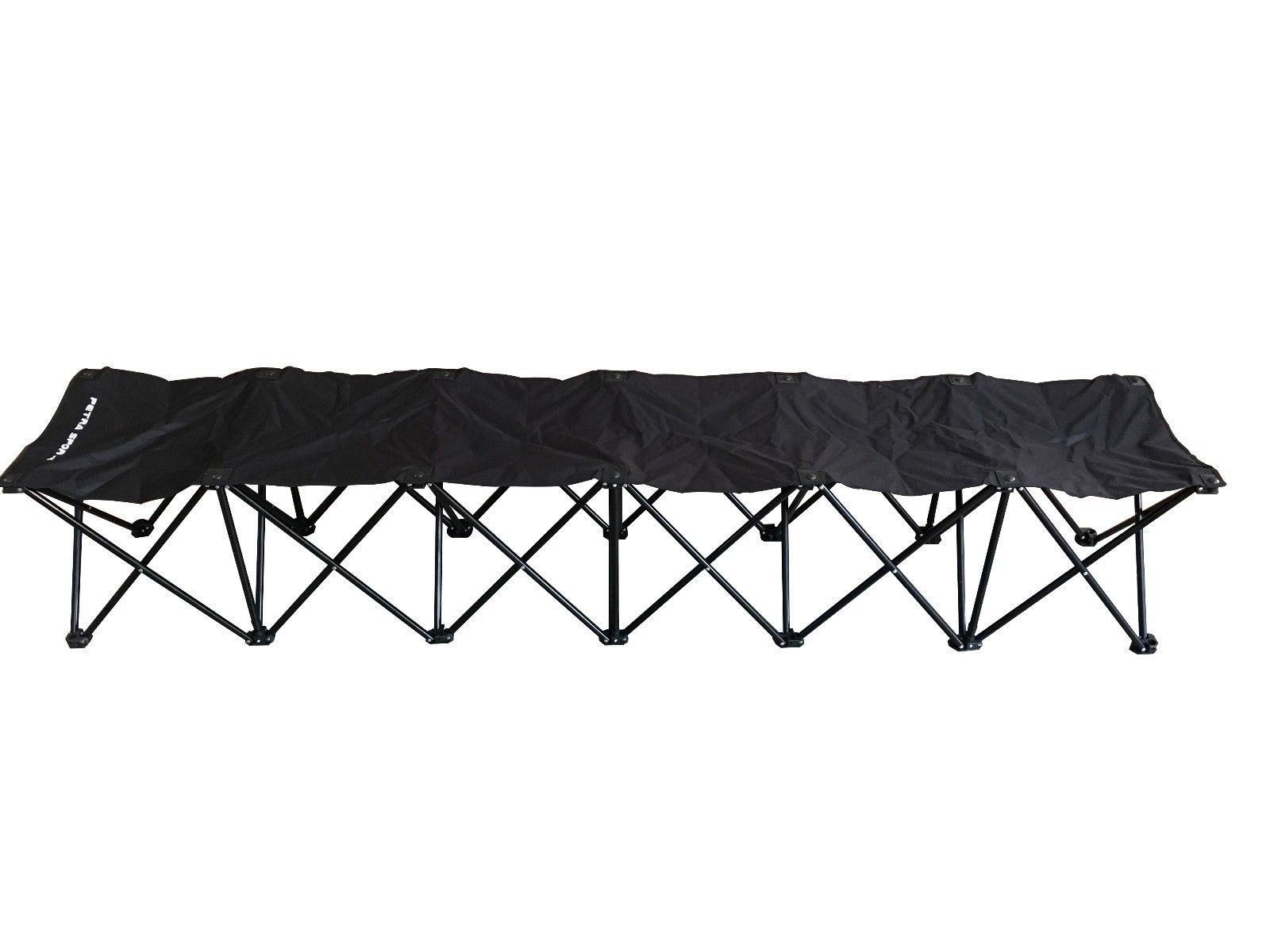 Lightweight Foldable Backless Team Bench for Soccer, Basketball & Lacrosse – Portable Sideline Seating with Carry Bag | Perfect for Tailgating, Sports Games & Outdoor Events