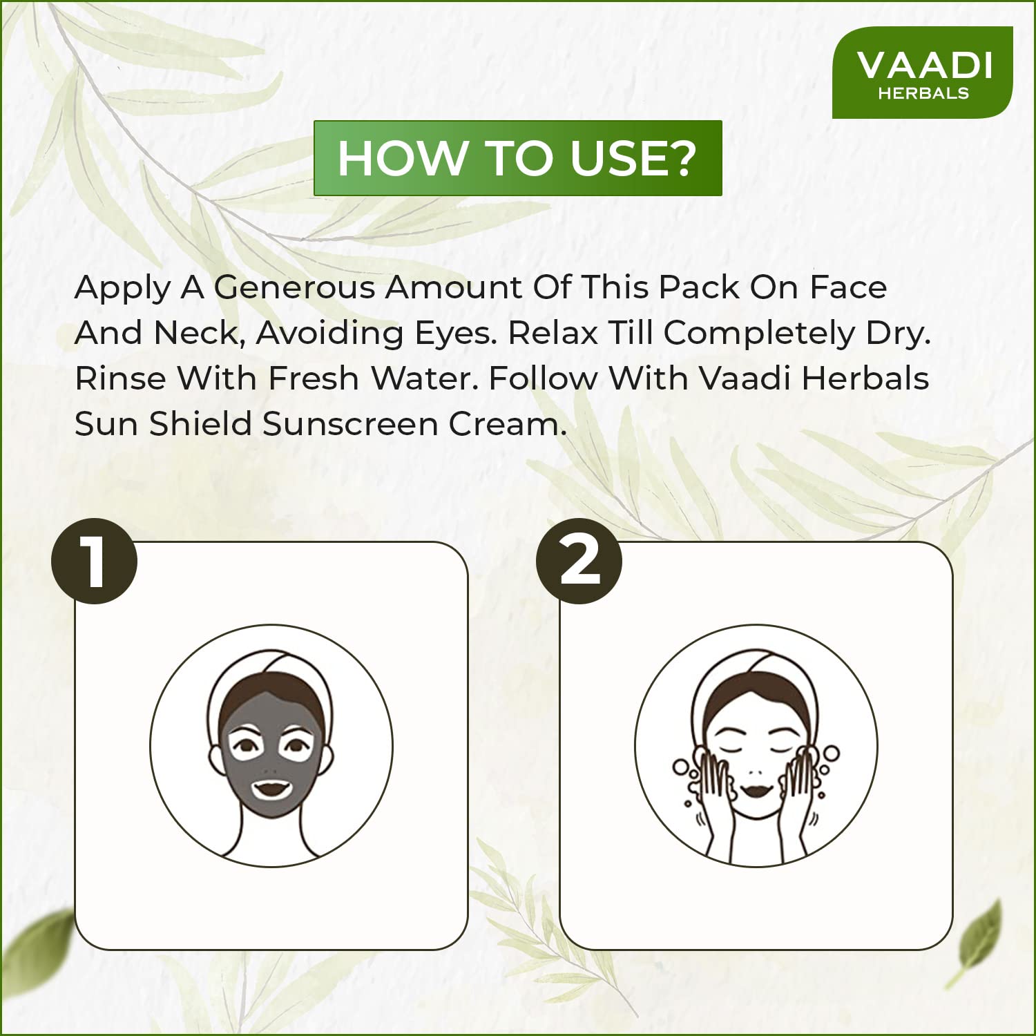 Vaadi Herbals Instaglow Almond and Honey Face Pack - 120g x 2 Pack - Brightening & Hydrating Facial Mask for Glowing Skin - Perfect for Daily Skincare Routine & Spa Nights
