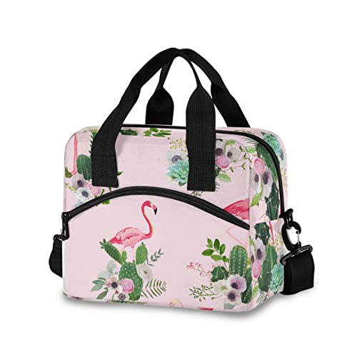 Flamingo and Cactus Flowers