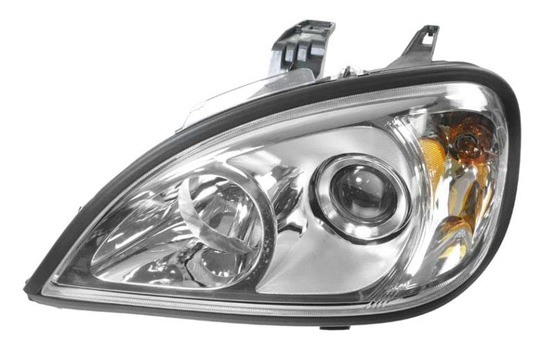 Freightliner Columbia Headlight Assembly Set - Driver & Passenger Side Replacement for 2000-2017 Models | Durable LED Headlights for Night Driving & Truck Safety