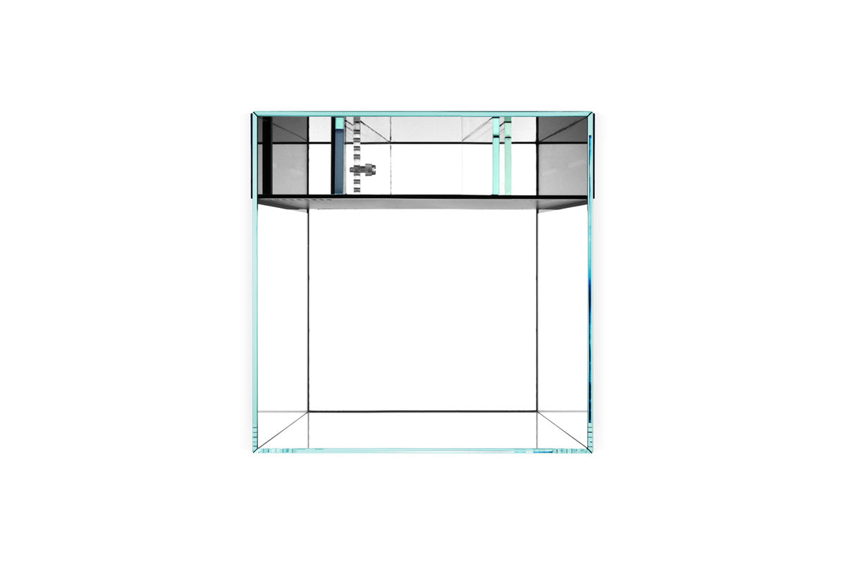 Premium UNS Dual All-in-One Glass Aquarium Tank - 5 Gallon Nano Fish Tank with Built-in Filtration System - Perfect for Home, Office, or Classroom Aquascaping and Small Fish Keeping