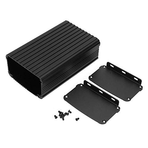 Matte Black Aluminum Circuit Board Controller Box for Electronics Cooling