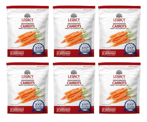 Organic Dehydrated Carrots - Premium Dried Carrot Slices for Cooking, Baking & Snacking - Gluten-Free, Non-GMO, Vegan-Friendly - Perfect for Soups, Stews, Trail Mix & Healthy Snacks