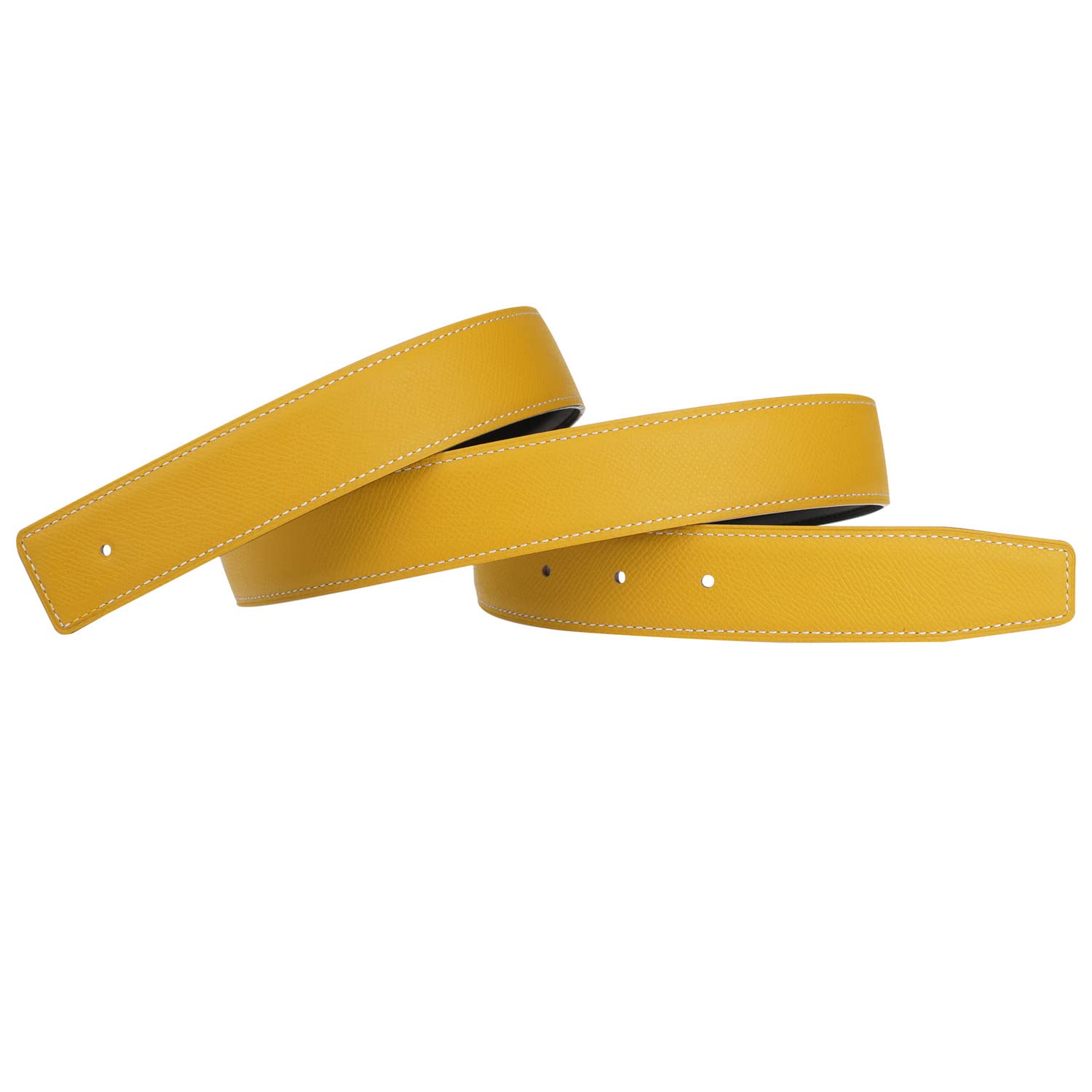 UzHot Genuine Full Grain Cowhide Leather Belt Strap - 32mm Wide No Buckle Replacement Belt for Men & Women | Durable & Stylish for Casual, Office & Formal Wear