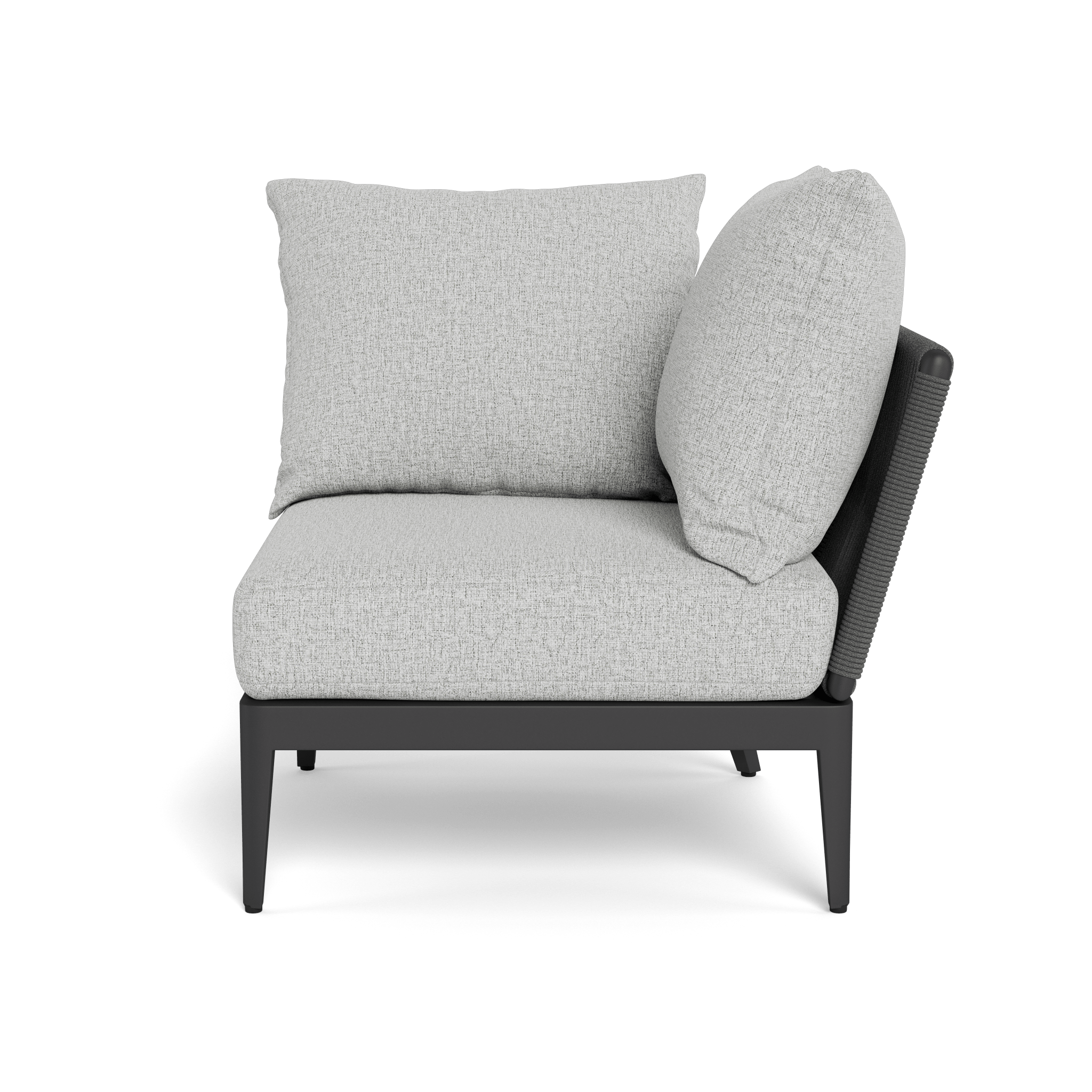 Hamilton Corner Sofa - Modern L-Shaped Sectional Couch with Storage Ottoman, Perfect for Small Spaces & Apartment Living - Living Room, Family Room, Home Theater, Office Lounge