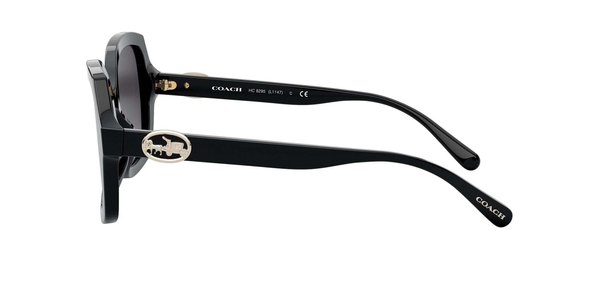 Coach Women's HC8295 Square Sunglasses - UV Protection Fashion Sunglasses for Women - Perfect for Driving, Beach & Outdoor Activities