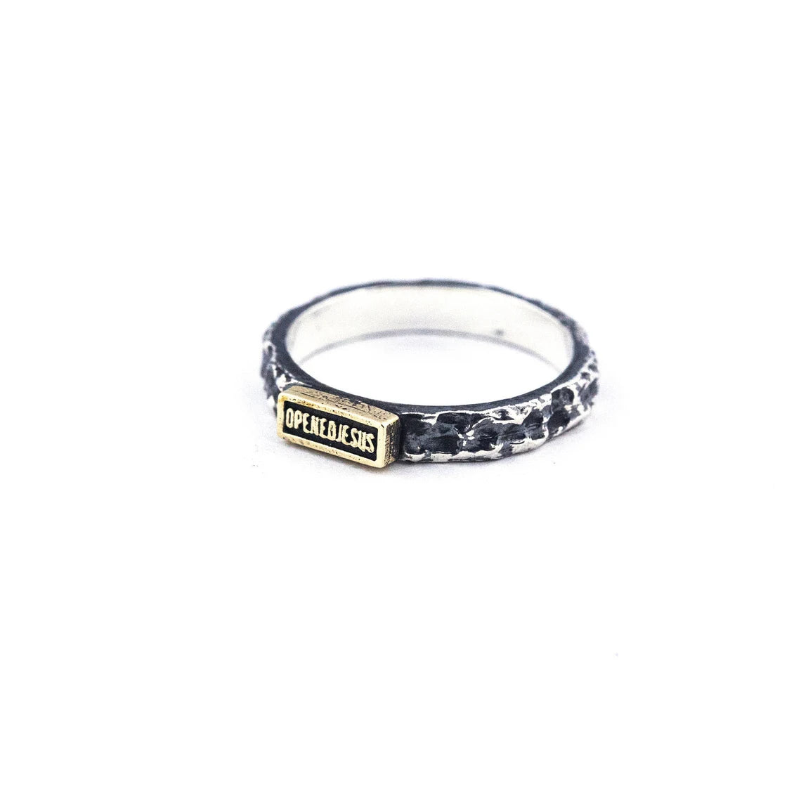 Skull Stone Stacker Ring for Women & Men - Gothic Punk Fashion Jewelry - Adjustable Stackable Rings for Daily Wear & Special Occasions