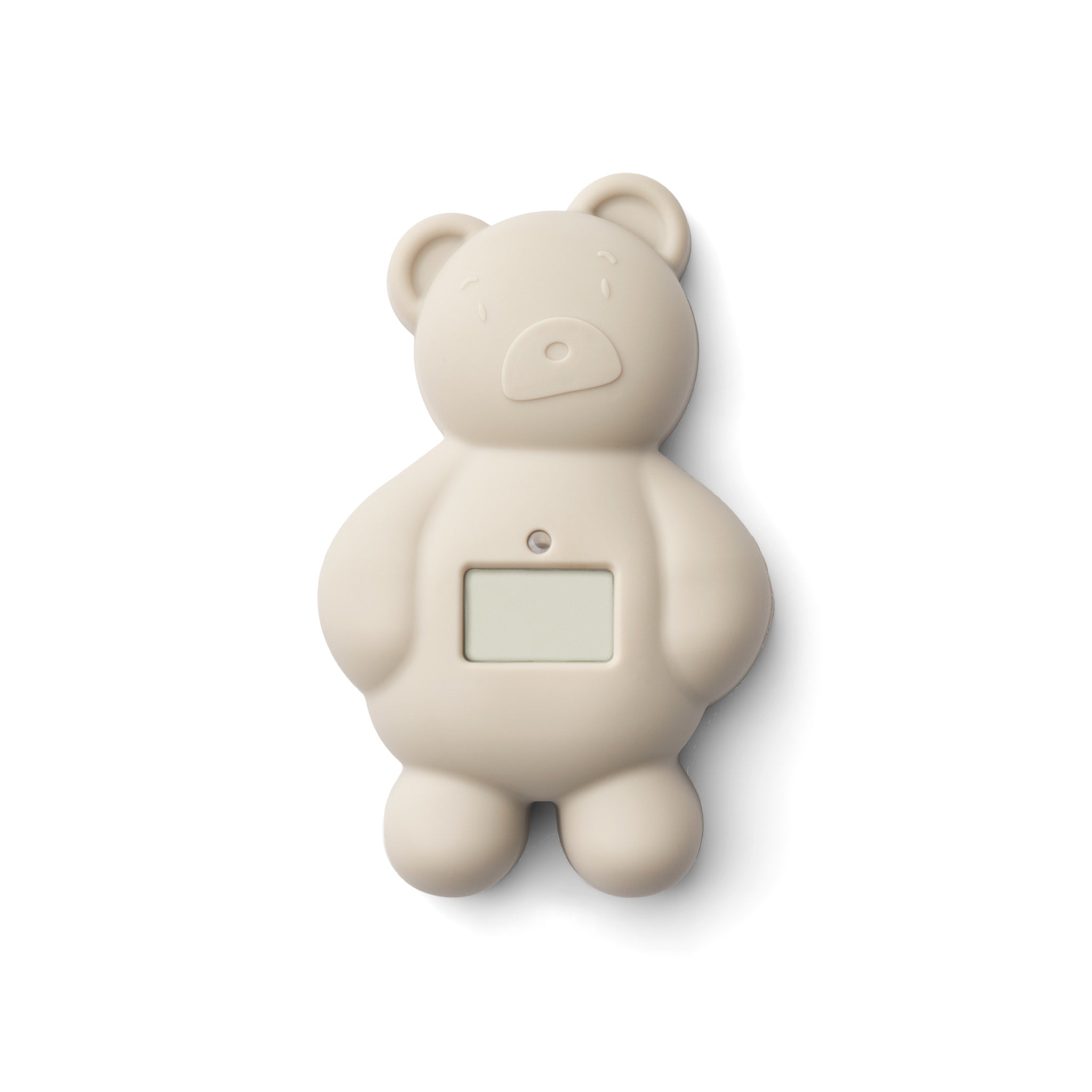 LIEWOOD Kiera Digital Bath Thermometer for Baby - Accurate Water Temperature Monitor with LCD Display, Safe & Non-Toxic (Sandy Color) - Perfect for Infant Bath Time, Spa, and Pool Safety