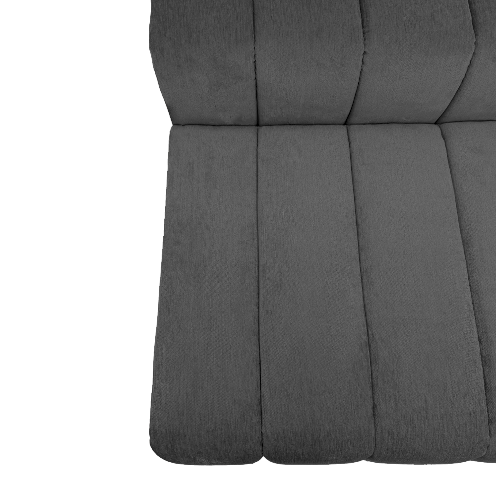 Luxury Marlon Velvet Chaise Sectional Sofa - Modern Upholstered Living Room Furniture for Small Spaces | Perfect for Apartments, Lofts & Home Theater Seating