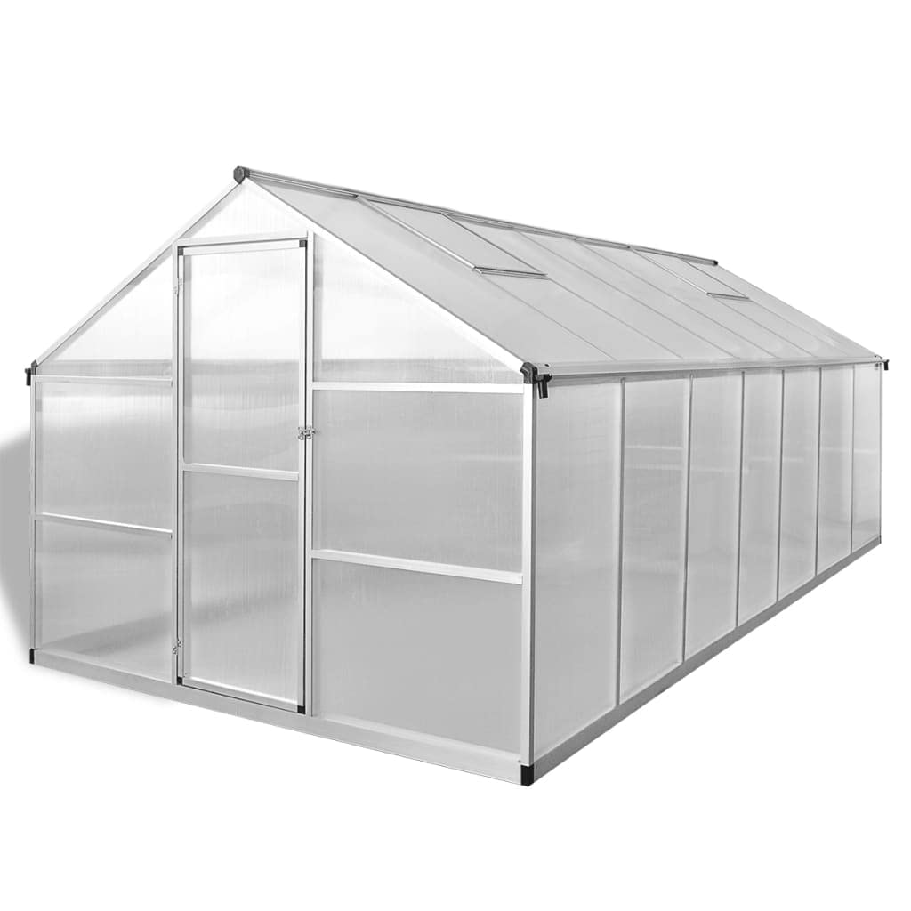 UV-Resistant Greenhouse Tent with Thermal Insulation - 113.34ft² Reinforced Aluminum Frame for Outdoor Plant Protection | Grow Seeds, Seedlings & Potted Plants | Perfect for Backyard Gardening, Winter Plant Shelter & Urban Farming