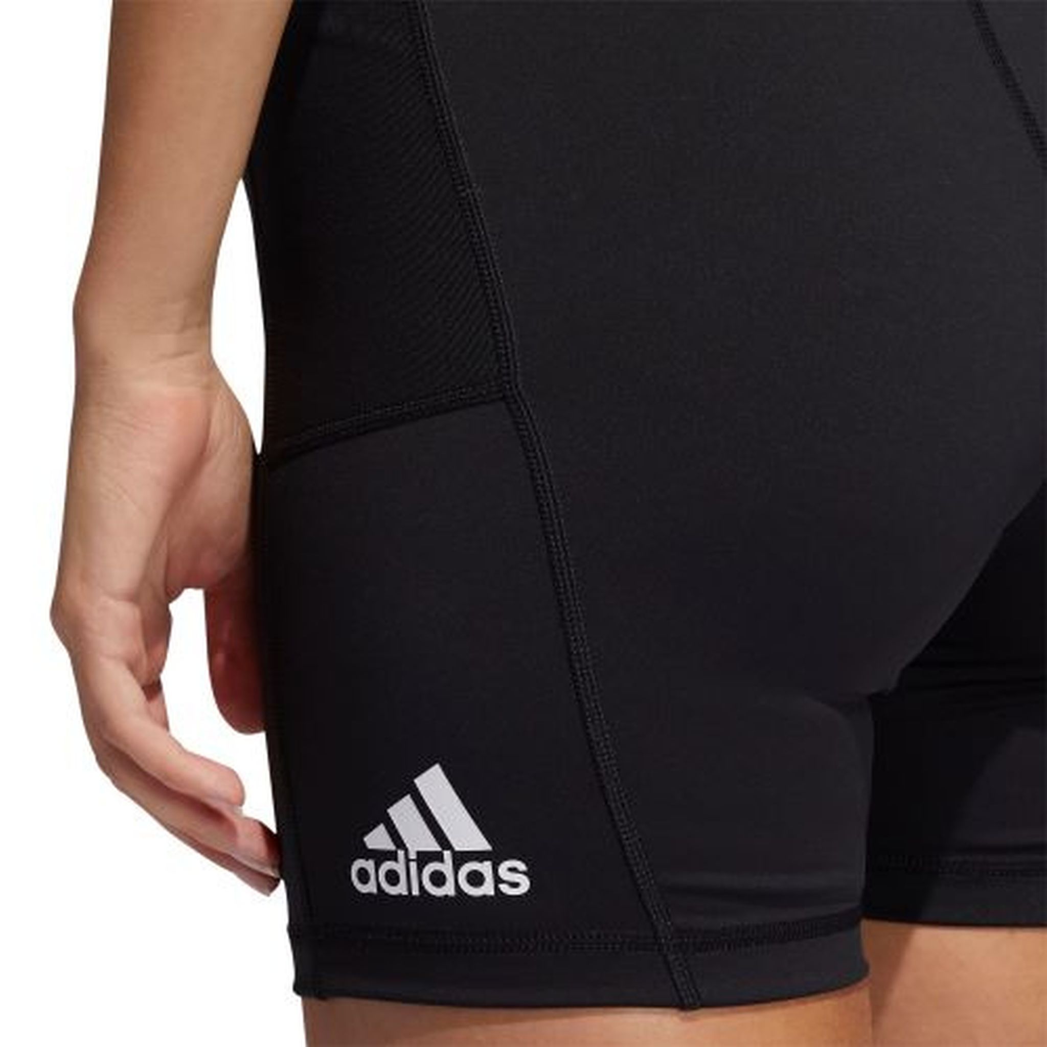 Adidas Women's Techfit Badge of Sport 5-Inch Running Shorts - Lightweight Workout Shorts for Gym, Yoga & Sports Activities
