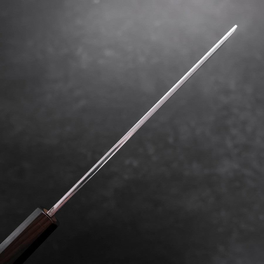 Premium Usuba (Kanto) Honyaki Silver Steel #3 Mirror Polished Japanese Chef Knife - 180mm Ebony Wood Handle - Perfect for Sushi, Vegetables & Precision Cutting