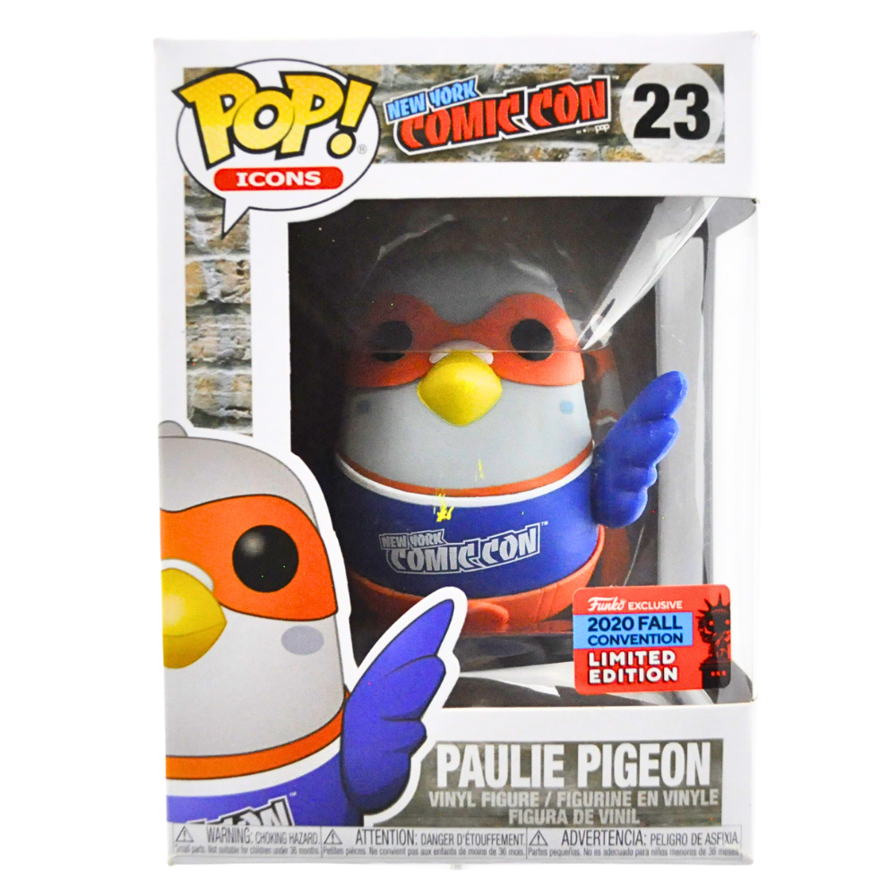 Funko Pop! Paulie Pigeon Blue Figure - New York Comic Con 2020 Exclusive Collectible Toy for Display & Gifts | Perfect for Anime Fans & Pop Culture Collectors