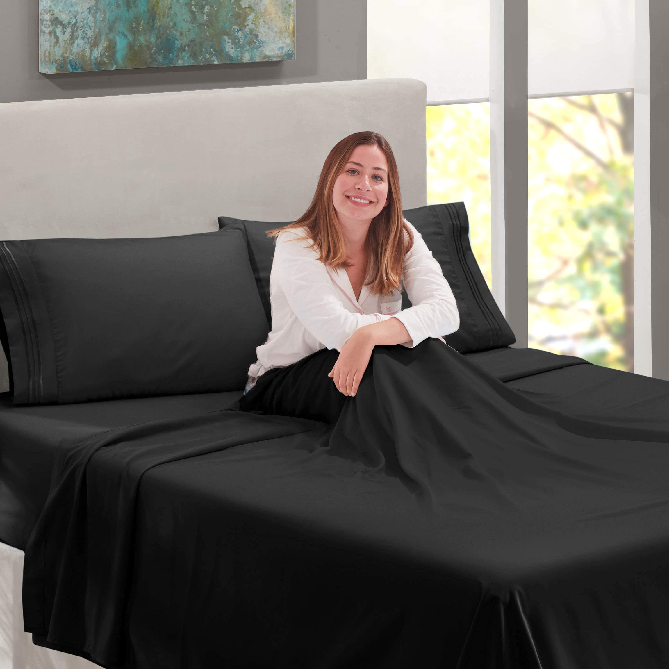Premium 4-Piece Twin XL Bed Sheet Set - 28