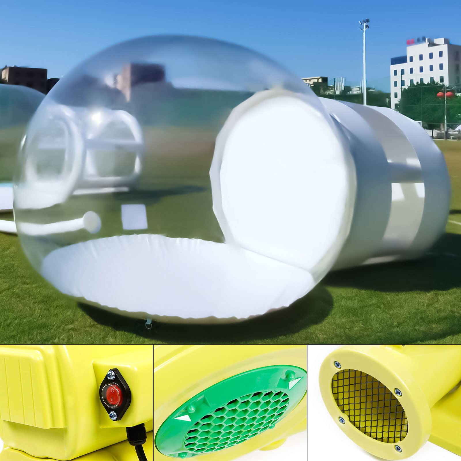 Bubble Tent - Waterproof Clear Dome Camping Tent with PVC Cover for Cold Weather Protection | Perfect for Backyard Camping, Stargazing & Outdoor Adventures