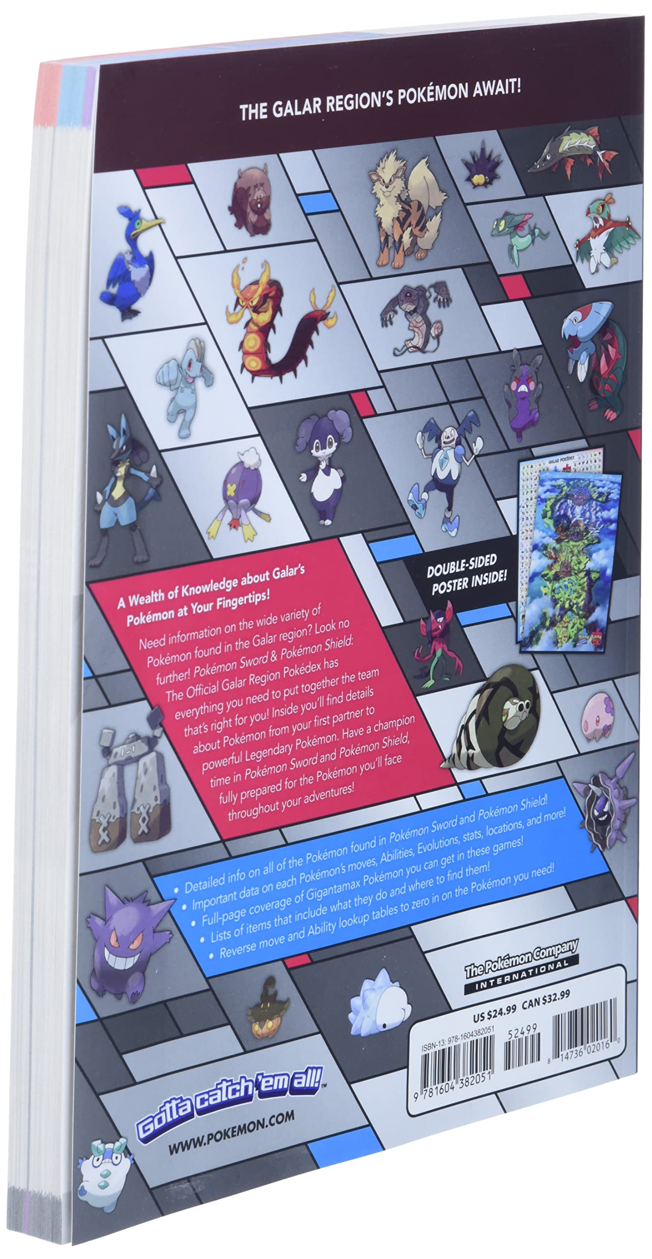 Pokemon Sword & Shield: Official Galar Region Pokedex Guide - Complete Pokemon List & Stats for Nintendo Switch Gamers | Perfect for Collectors & Competitive Battles