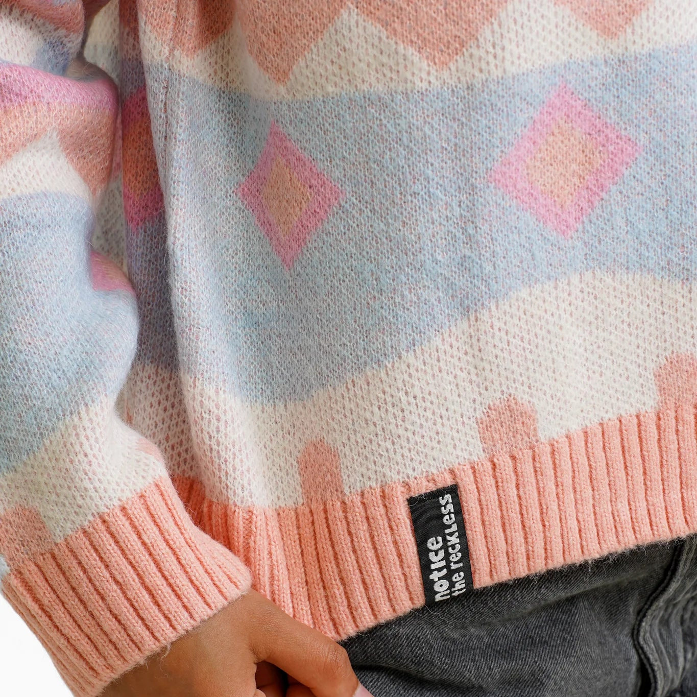 Stylish Reckless Spring Sweater for Women - Trendy Knit Pullover for Casual Outfits & Spring Layering