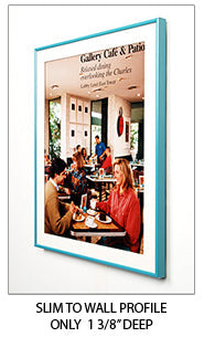 8.5x11 Poster Frame - Colorful Classic Swing Frame for Wall Display | Perfect for Home Decor, Office Art, and Classroom Projects
