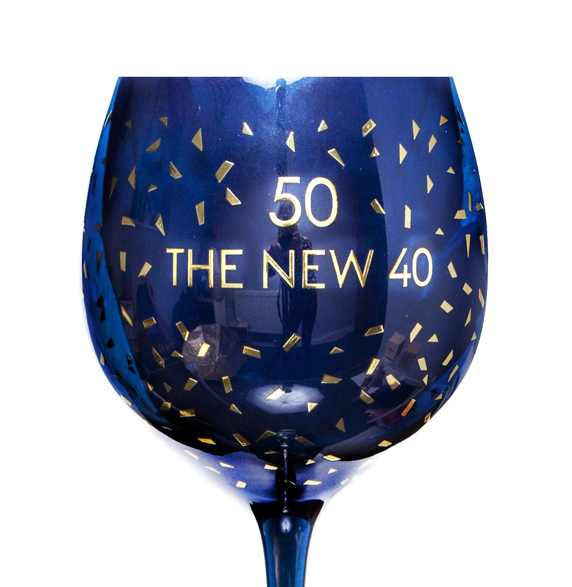 Boxer Gifts Opulent 50th Birthday Wine Glass - Elegant Party Glassware for Celebrations, Anniversaries & Special Occasions