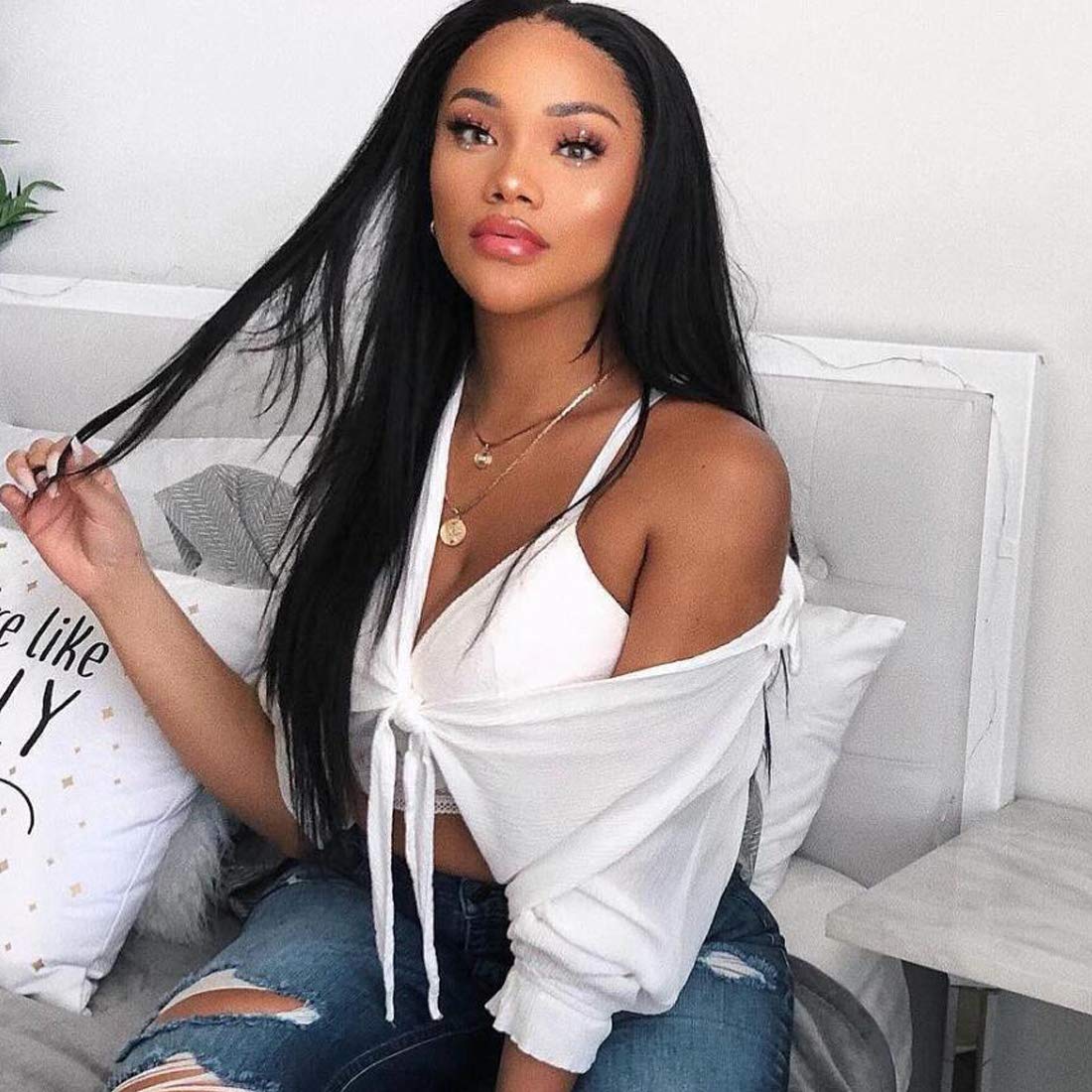 Beauty Forever Brazilian Straight 4x4 Lace Closure - 100% Human Virgin Hair Extensions, 20 Inch, Natural Color | Perfect for Styling, Weaves & Everyday Glam