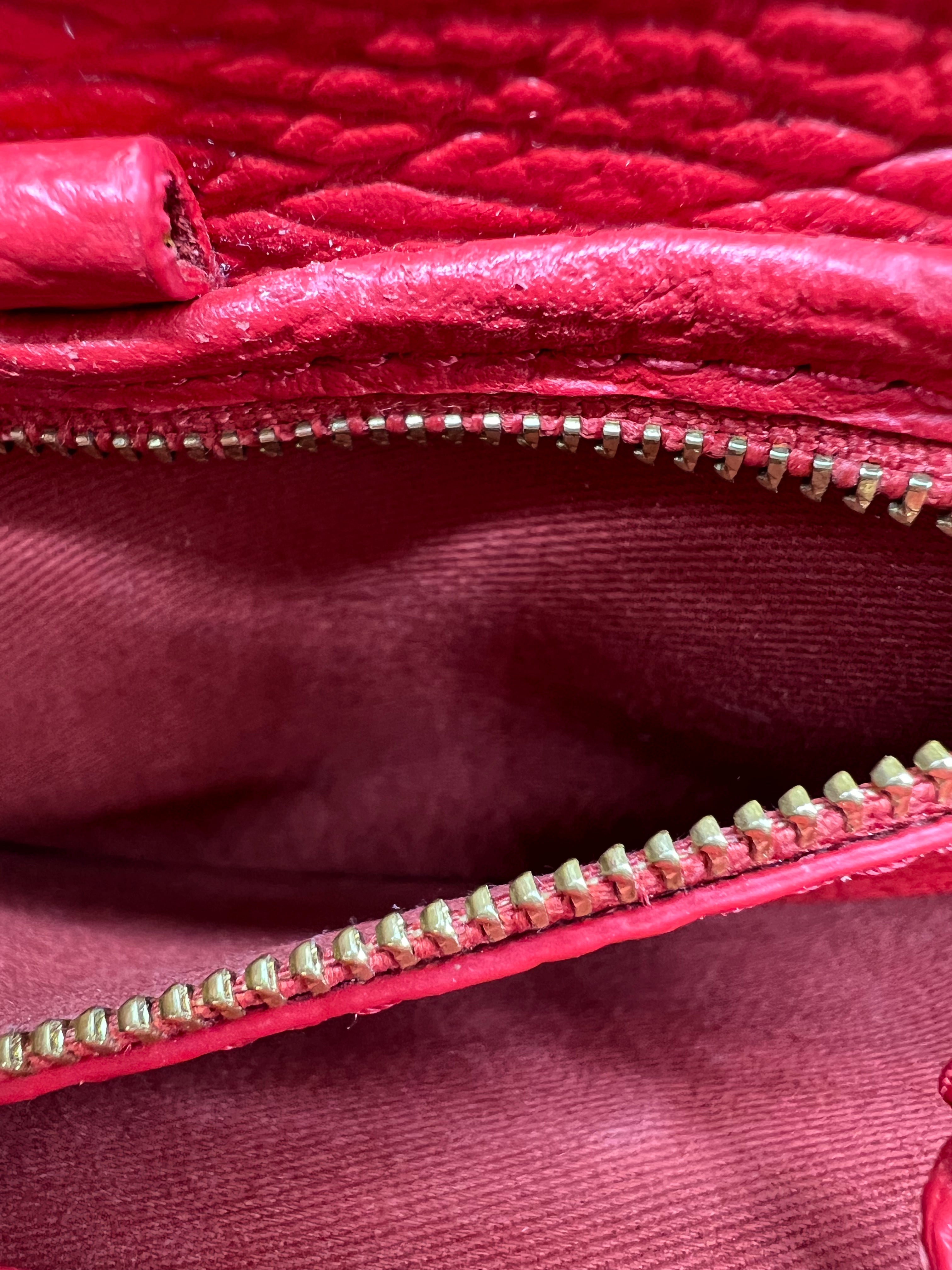 Phillip Lim Red Leather Mini Pashli Shoulder Bag for Women | Fashion Crossbody Purse for Day to Night Outfits | Perfect for Work, Date Night & Travel Accessories