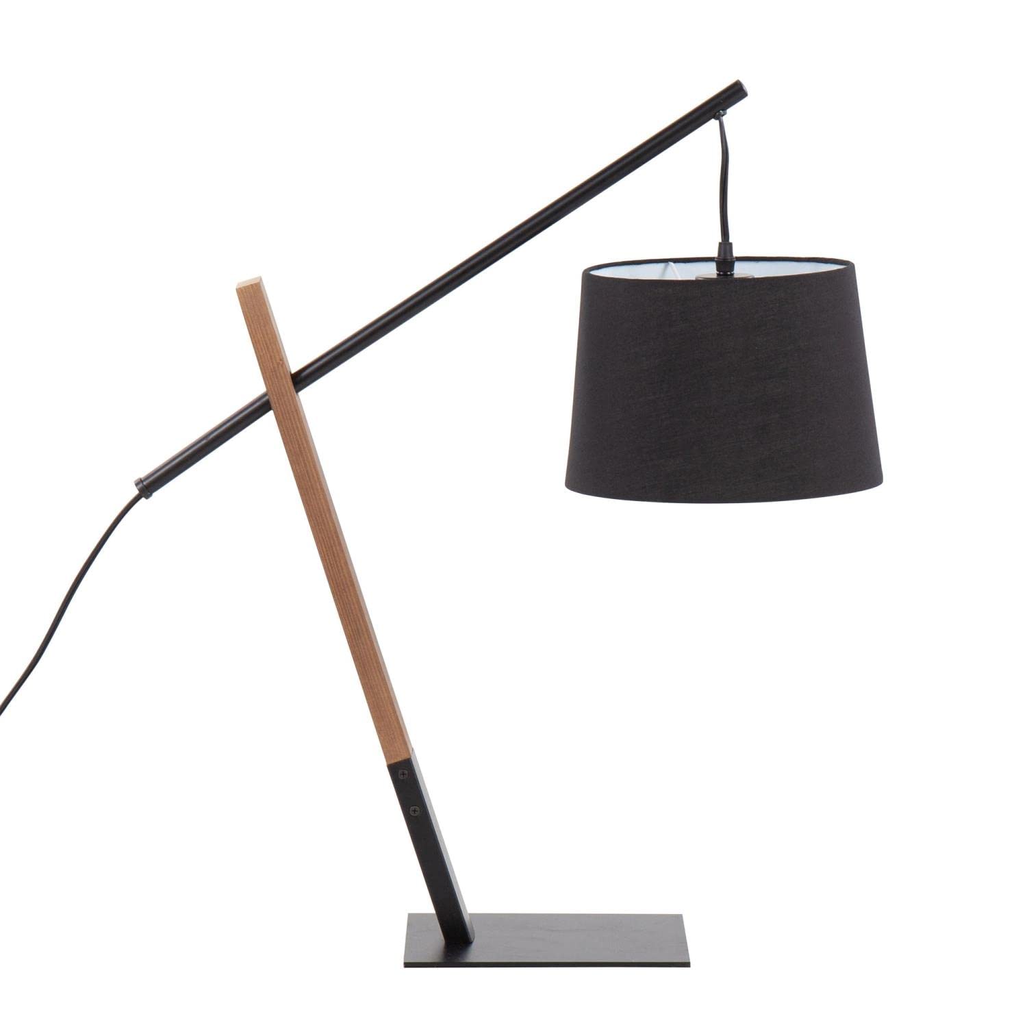Modern Archer Table Lamp - Adjustable Desk Lamp & Bedside Nightstand Lamp, Small Black Table Lamp for Living Room, Bedroom, Office - Perfect for Reading, Working & Decor