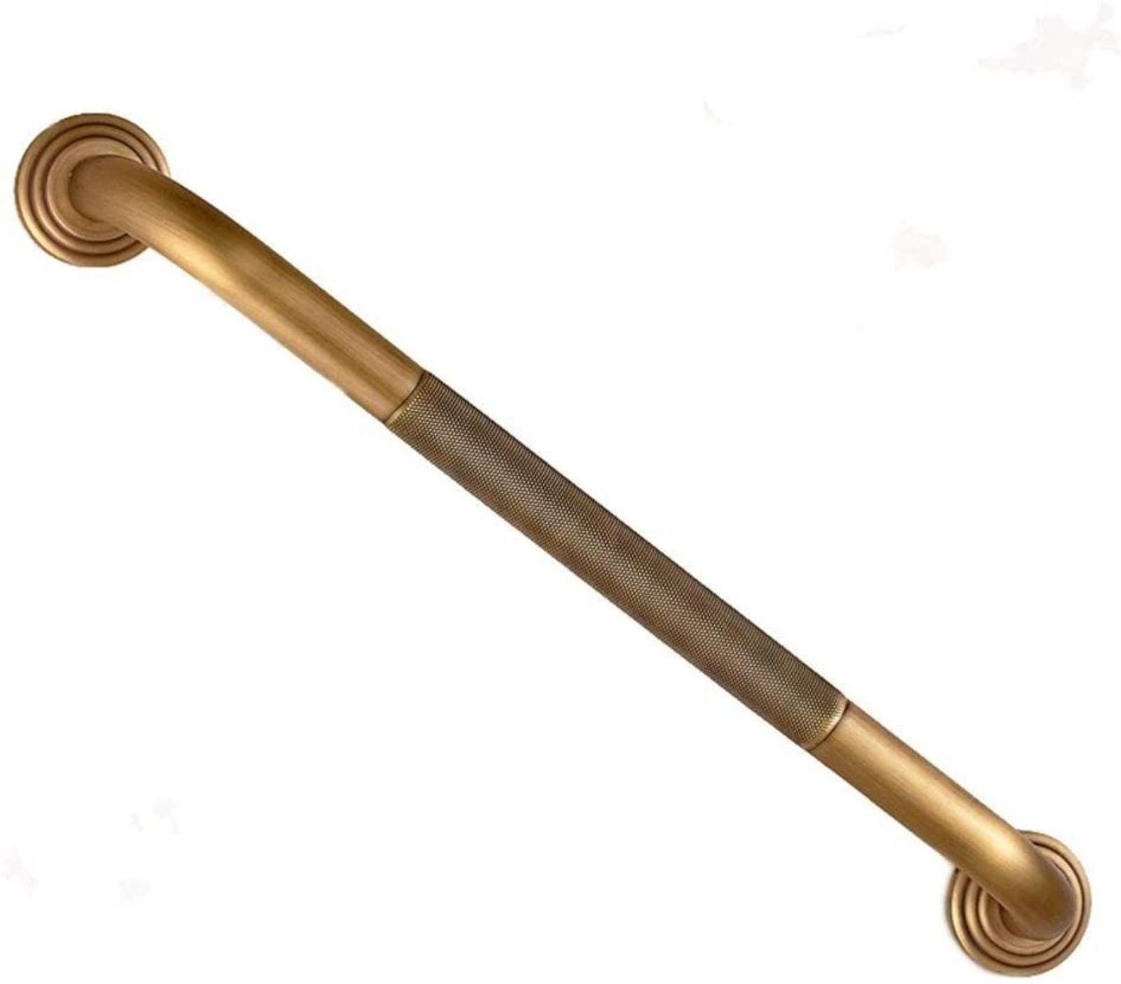 **Anti-Slip Copper Bathroom Grab Bar - Safety Handrail for Shower & Bathtub - Round Towel Rail & Support Handle for Elderly & Disabled (Ideal for Wet & Slippery Surfaces)**