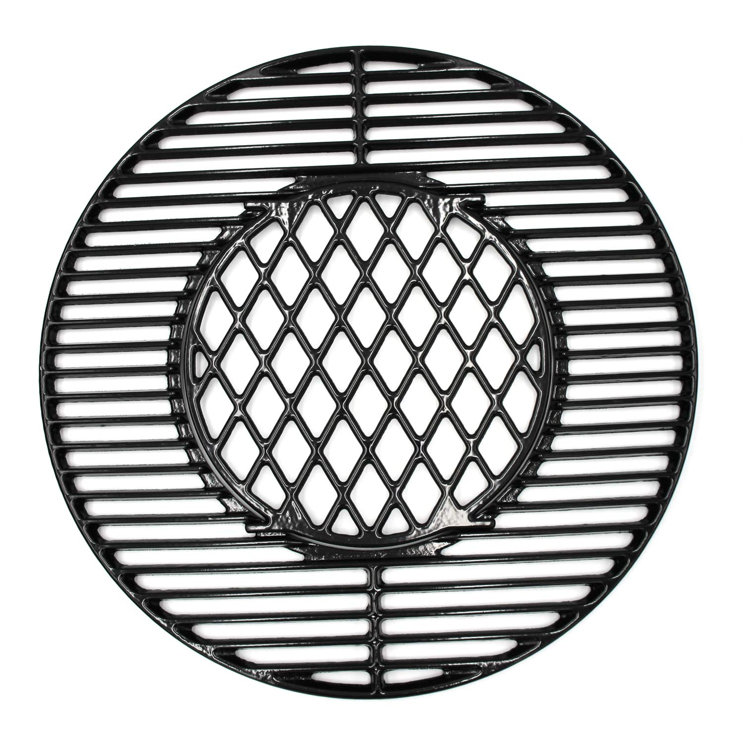 Non-Stick Polished Porcelain Coated Grill Grates for Weber 22